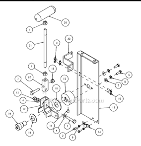 Page Q Diagram and Parts List for MK-6020KB  MK Diamond Concrete Saw
